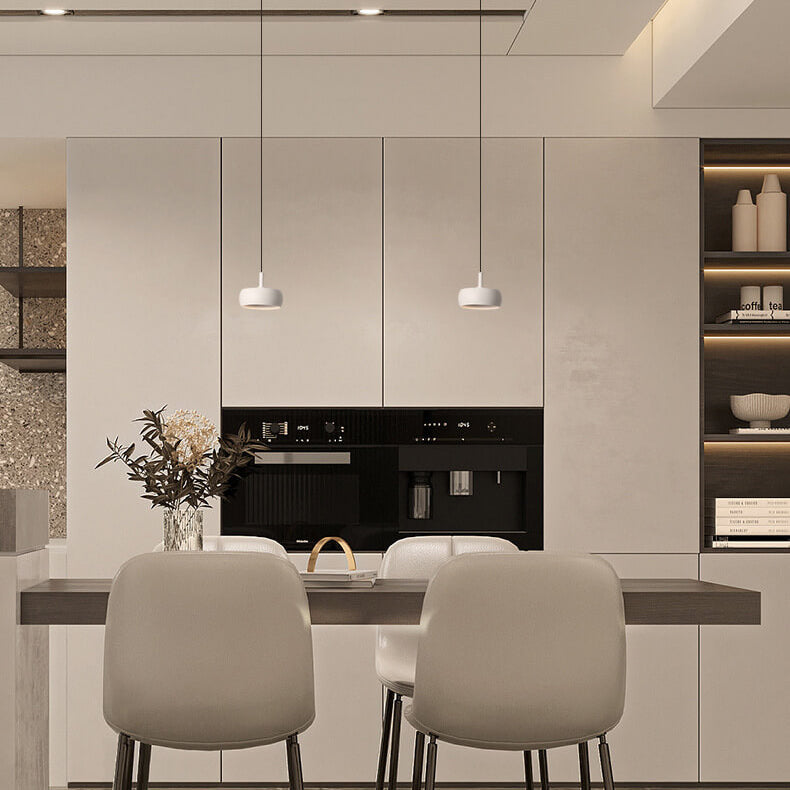 Nordic Dome Aluminum Retractable LED Pendant