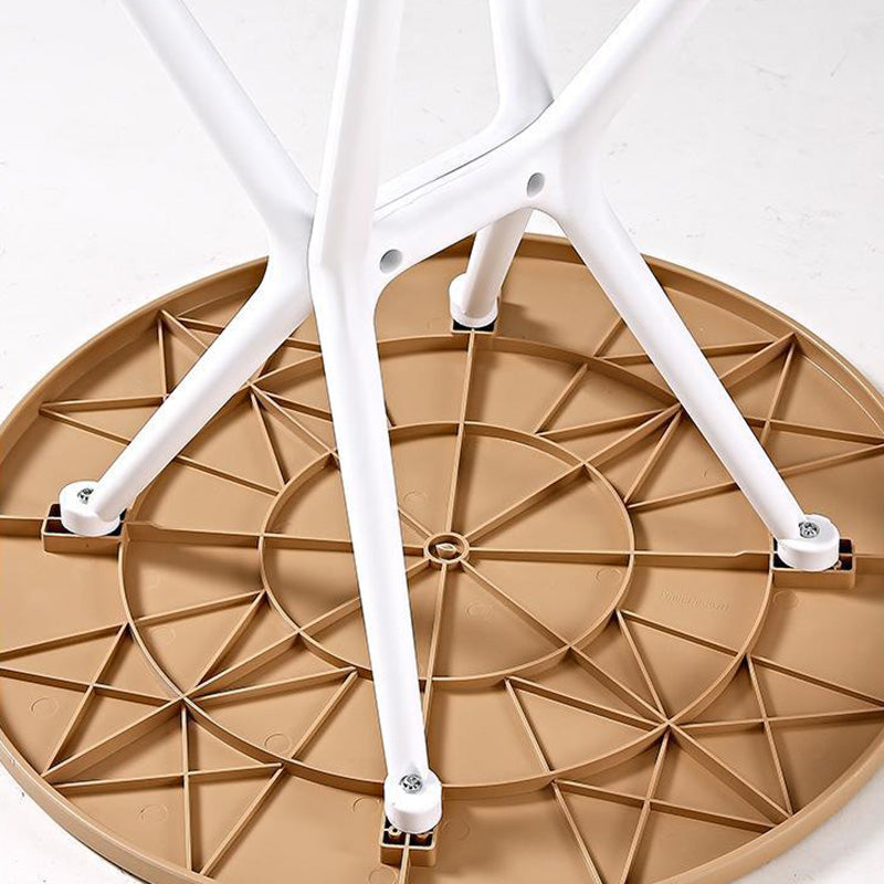 Minimalist Cross Frame Plastic Outdoor Coffee Table