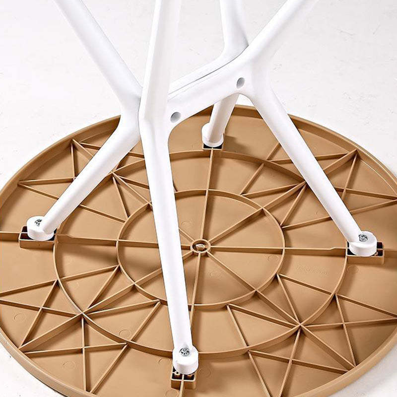 Minimalist Cross Frame Plastic Outdoor Coffee Table