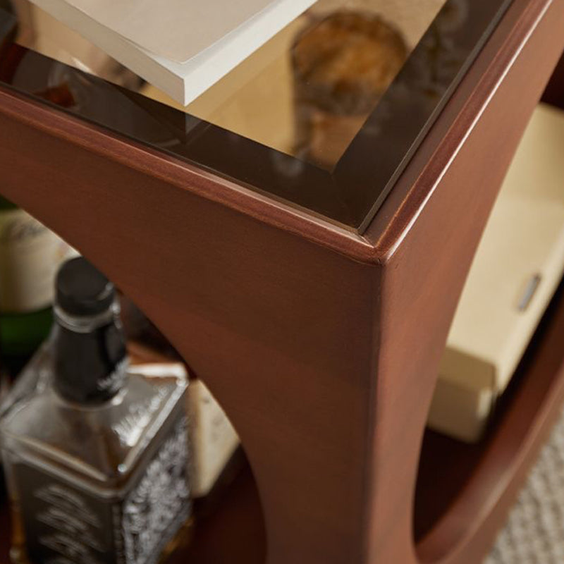 Nordic Wood 2-Tier End Table