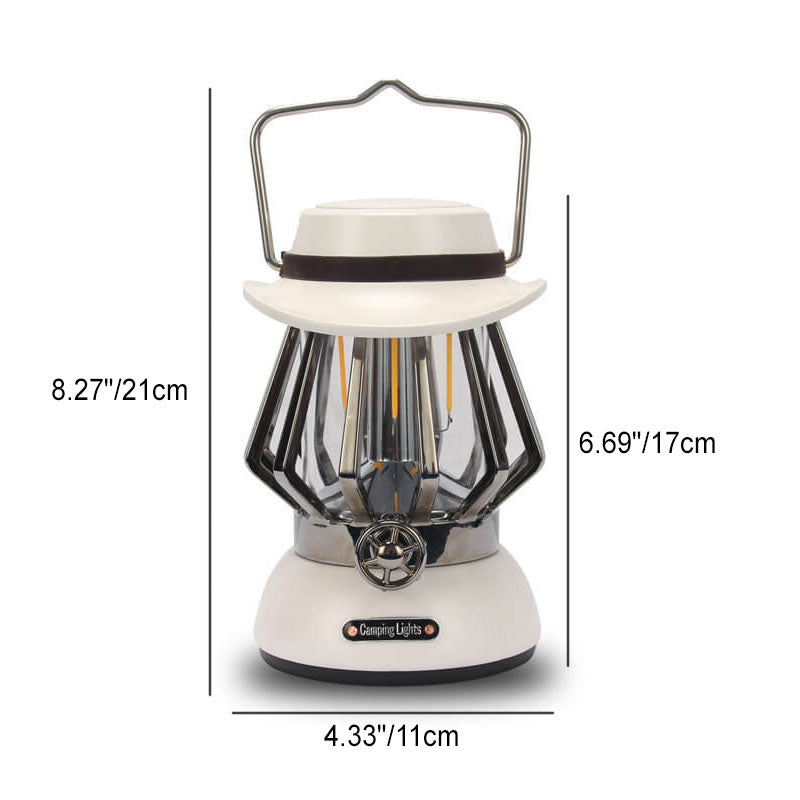 Modern Handheld Metal Camping LED Outdoor Light — White / 5V