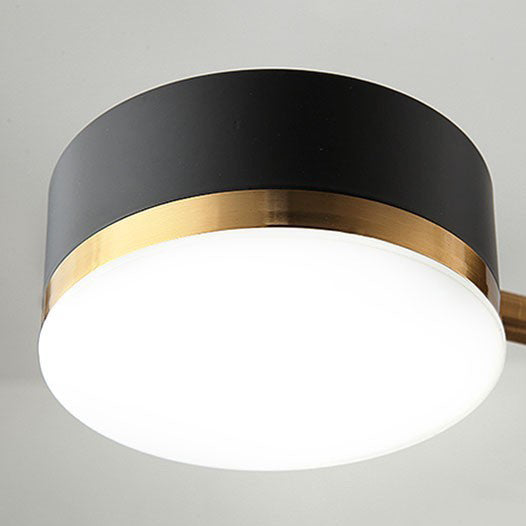 Scandinavian Iron Acrylic Round LED Ceiling Light