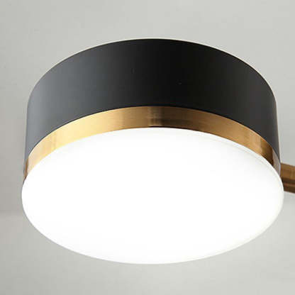 Scandinavian Iron Acrylic Round LED Ceiling Light