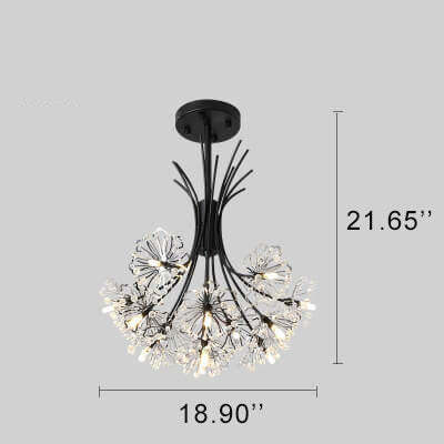 Crystal Dandelion Chandelier