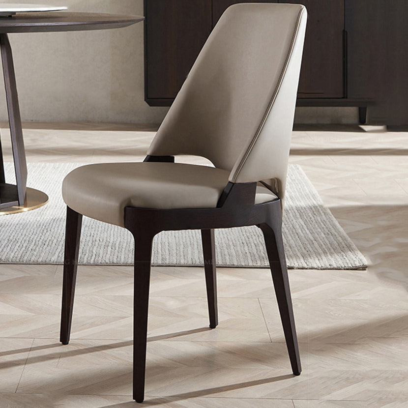 Microfiber Leather Upholstered Dining Chair