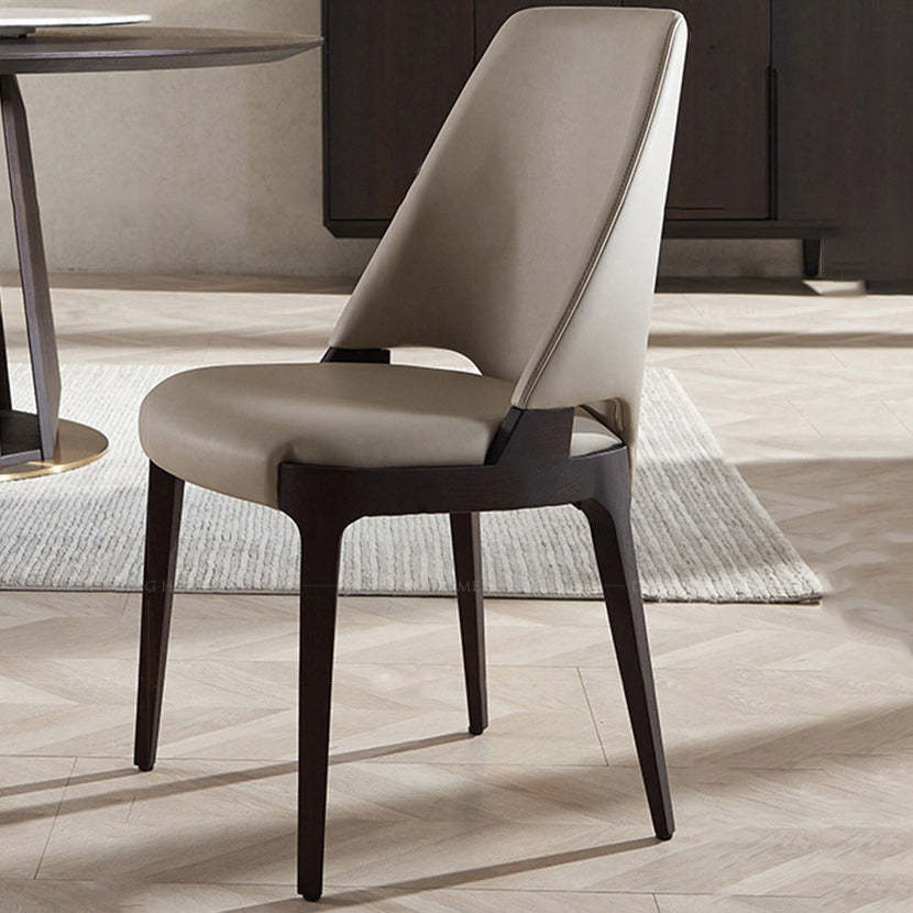 Microfiber Leather Upholstered Dining Chair