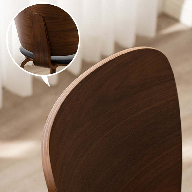 PU Leather Wood Dining Chair