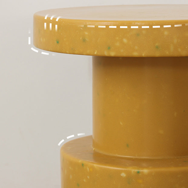 Scandinavian Round End Table