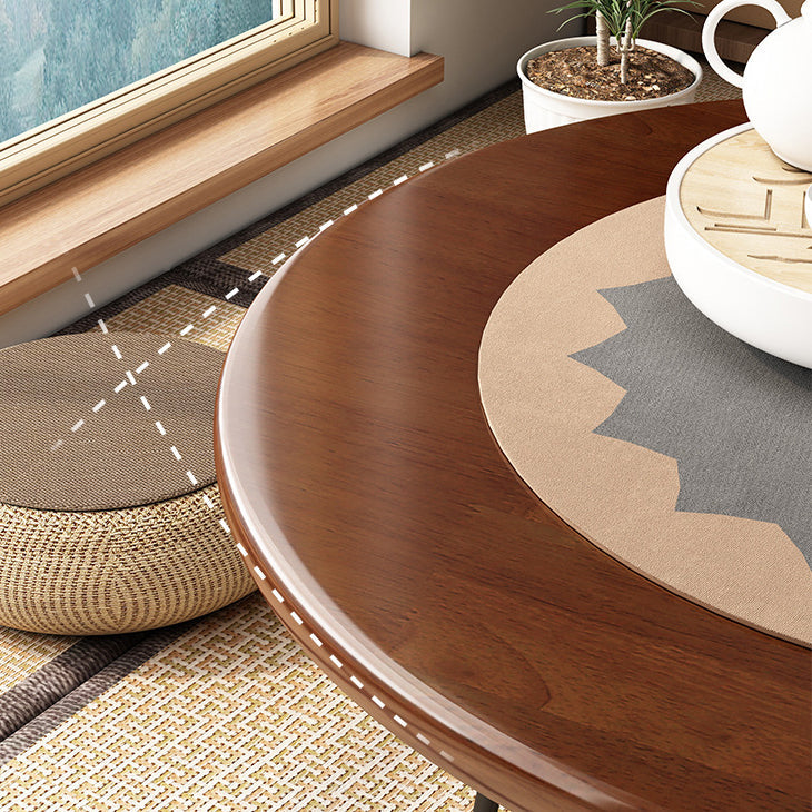 Minimalist Foldable Wood Iron Coffee Table