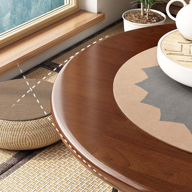 Minimalist Foldable Wood Iron Coffee Table