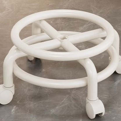Minimalist Plastic Leather Rolling Chair
