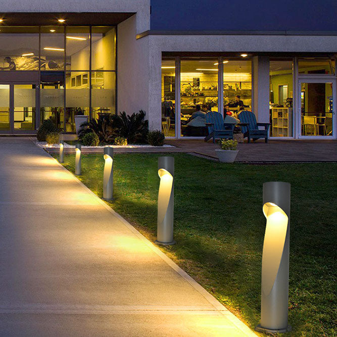 Minimalist Hollow Column Outdoor Landscape Light