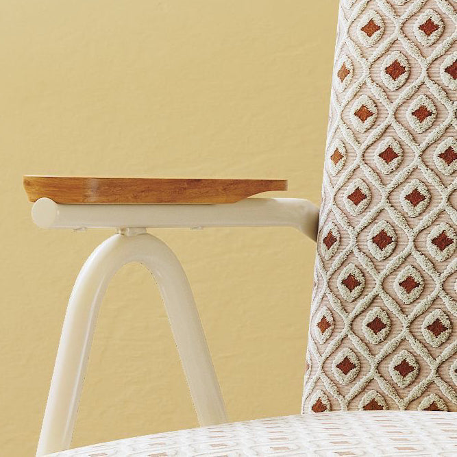 Scandinavian Cushion Steel Accent Chair — C - Gray