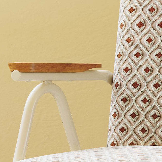 Scandinavian Cushion Steel Accent Chair — C - Gray