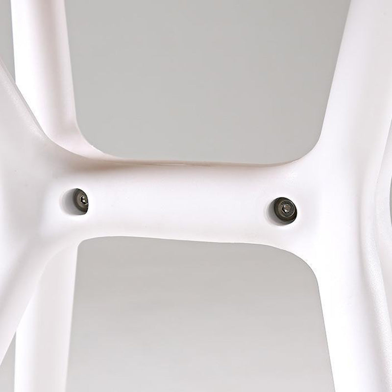 Minimalist Cross Frame Plastic Outdoor Coffee Table