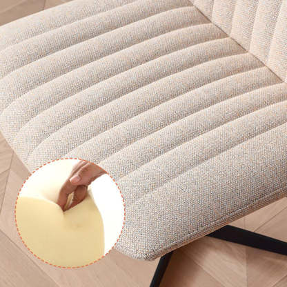 Minimalist Shell Fabric Plastic Iron Desk Chair