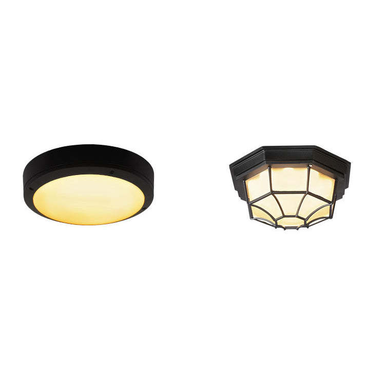 Outdoor Round Octagon Aluminum Waterproof LED Flush Light