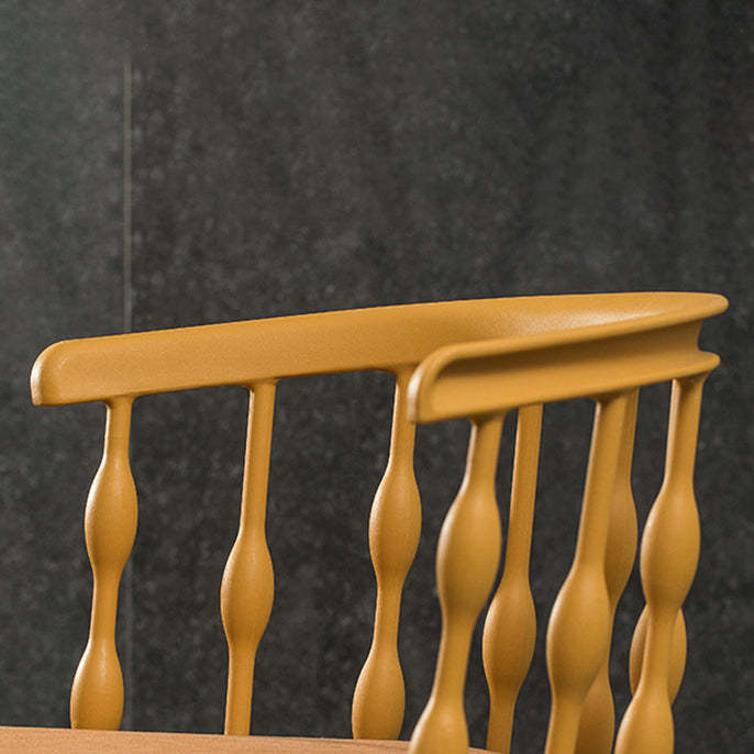 Contemporary Vertical Strip Beechwood Chair — Blue