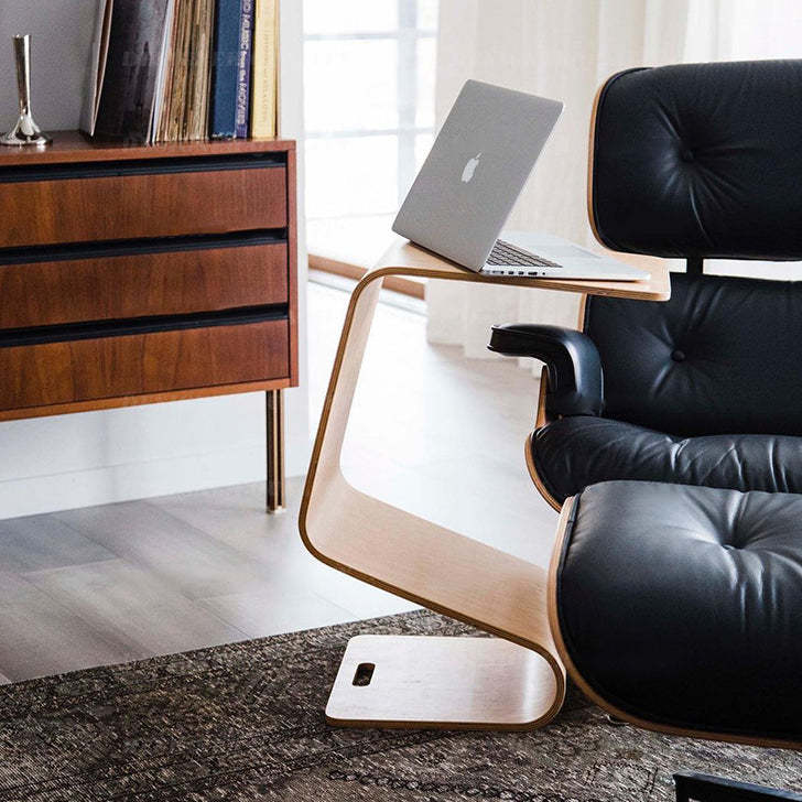 Scandinavian N-Shape Wood End Table