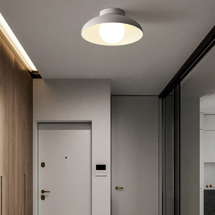 Japanese Wabi-Sabi Iron Glass Ceiling Light