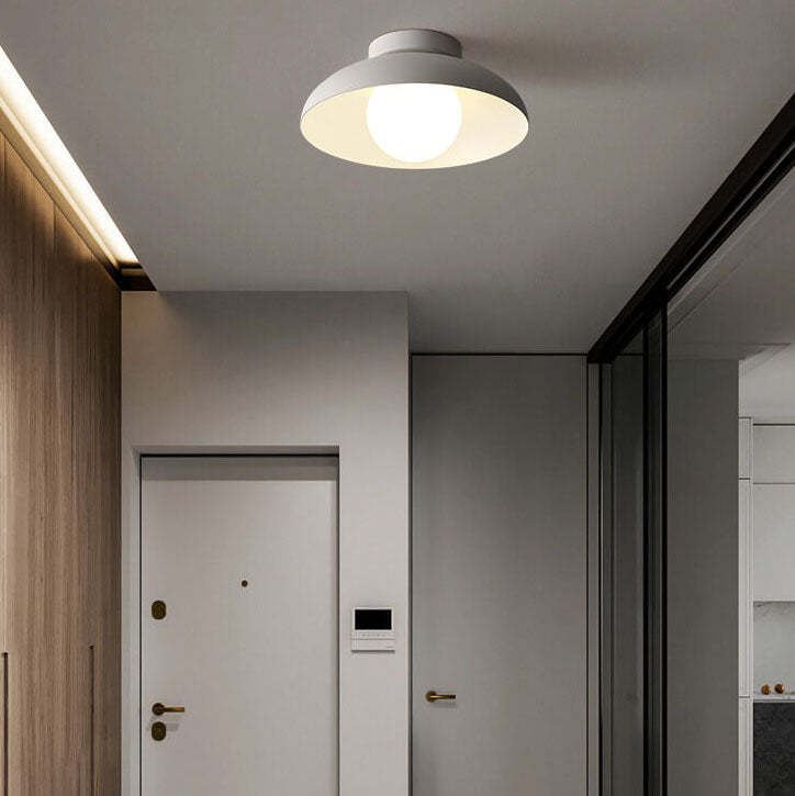 Japanese Wabi-Sabi Iron Glass Ceiling Light