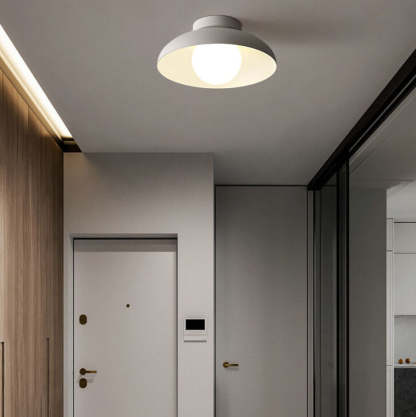 Japanese Wabi-Sabi Iron Glass Ceiling Light