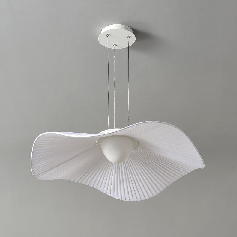 Modern Cloth Lotus Leaf LED Ceiling Light