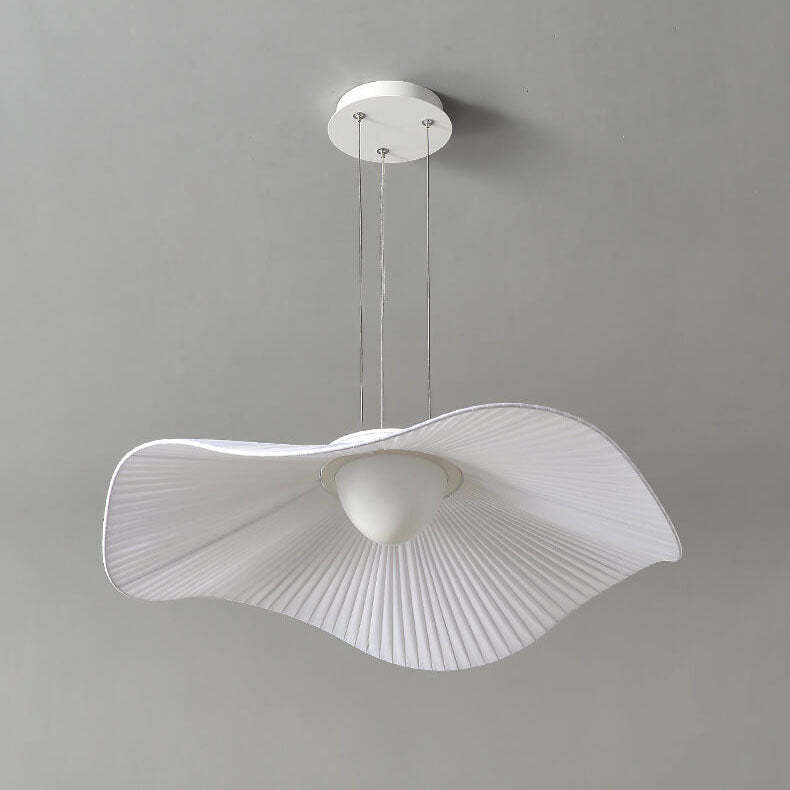 Modern Cloth Lotus Leaf LED Ceiling Light