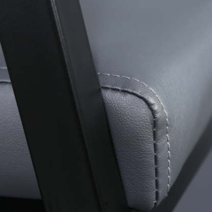 Minimalist PU Leather Steel Desk Chair