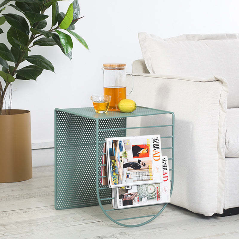 Minimalist Square Iron Panel Coffee Table