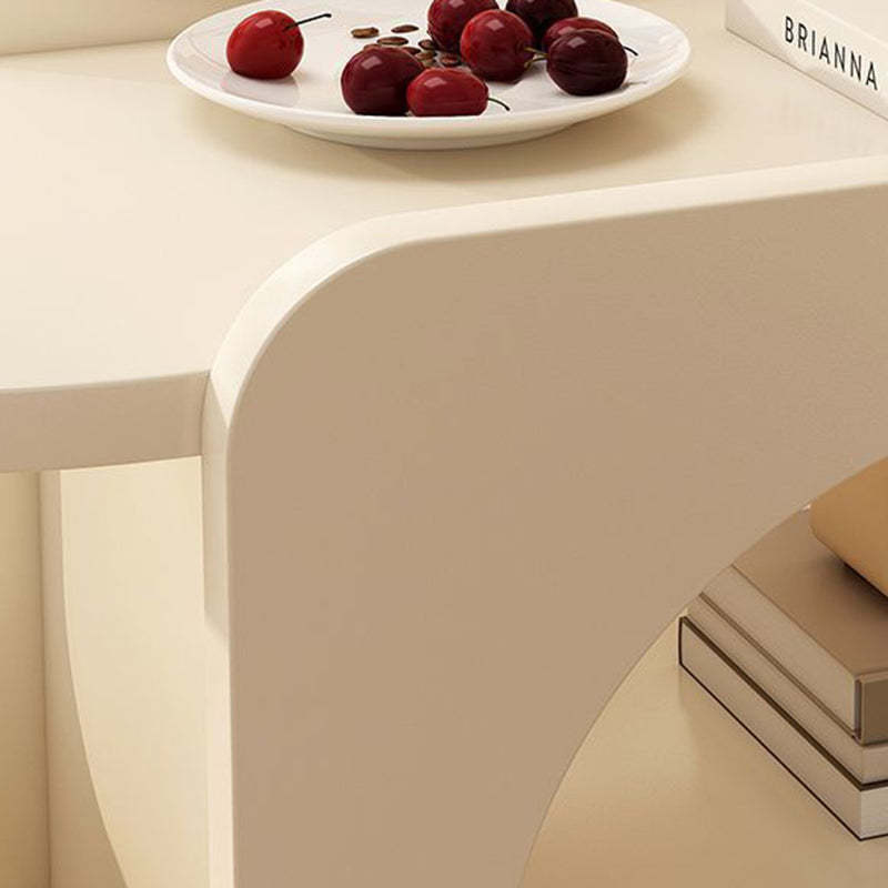 Contemporary Square Side Table 1-Cabinet