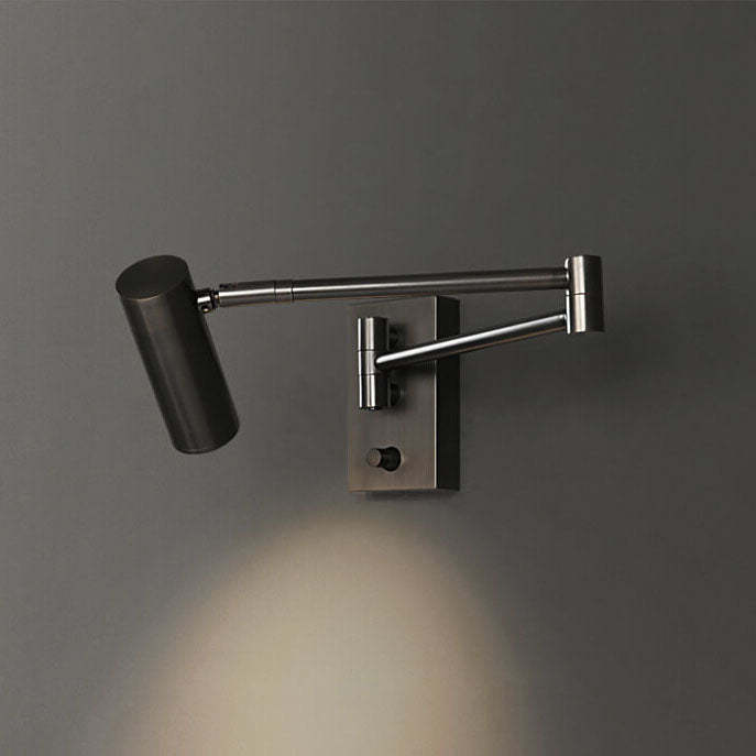 Nordic Copper Rotatable Reading LED Sconce