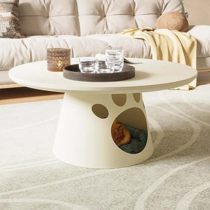 Cat Paw Faux Plate Iron Coffee Table
