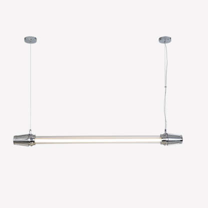 Industrial Aluminum Acrylic LED Island Chandelier
