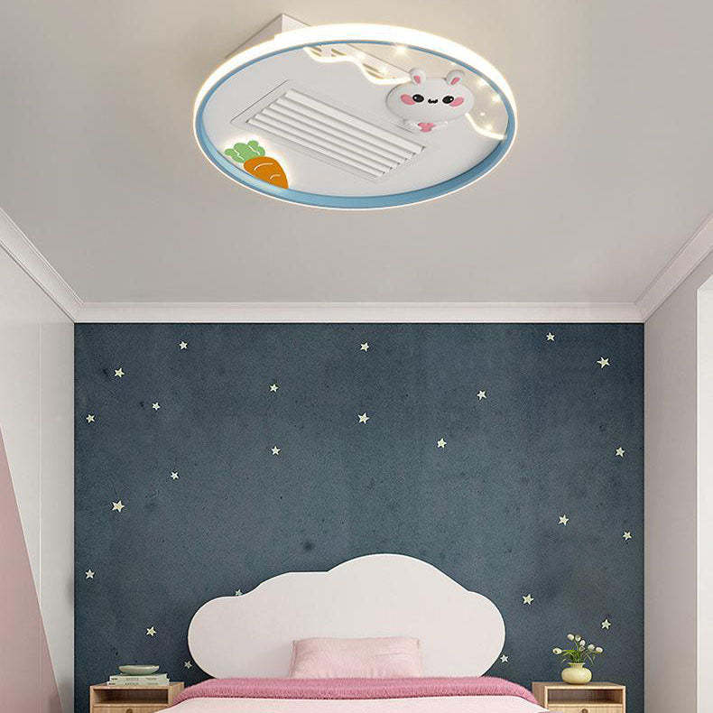 Contemporary Astronaut Moon Bladeless Flush