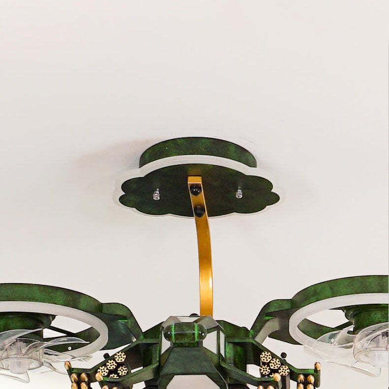 Modern Helicopter Mount Ceiling Fan Light