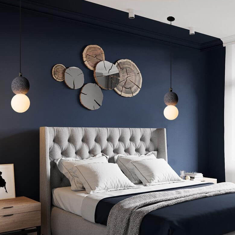 Scandinavian Orb Terrazzo Pendant Light