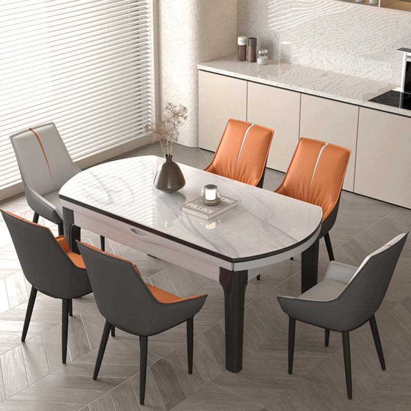 Nordic Leather Upholstered Dining Chair