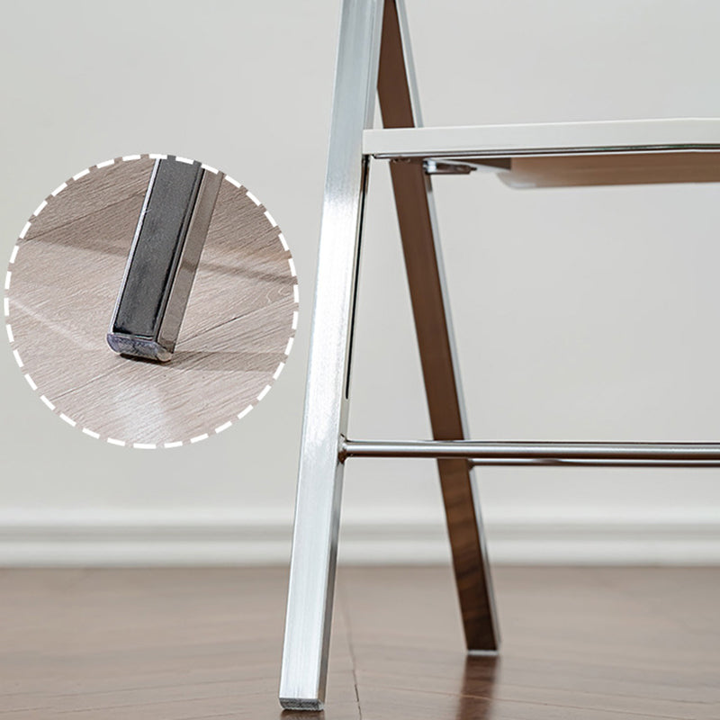 Nordic Acrylic Metal Foldable Dining Chair