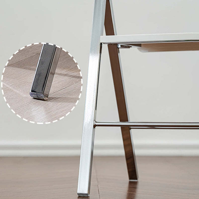 Nordic Acrylic Metal Foldable Dining Chair