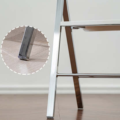Nordic Acrylic Metal Foldable Dining Chair