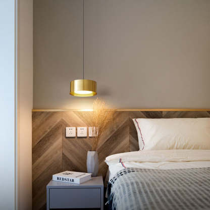 Minimalist Round Iron LED Pendant Light