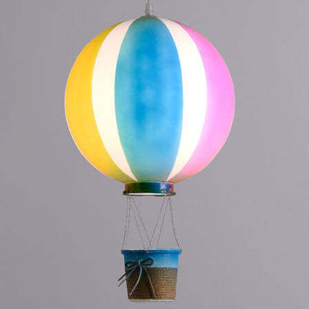 Scandinavian Hot Air Balloon Iron Acrylic Pendant Light