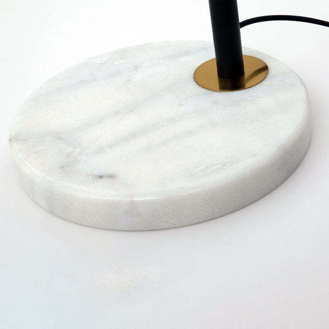 Nordic Glass Dome Marble Base Floor Lamp
