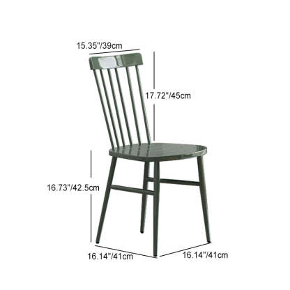 Scandinavian Square Steel Armchair — Black