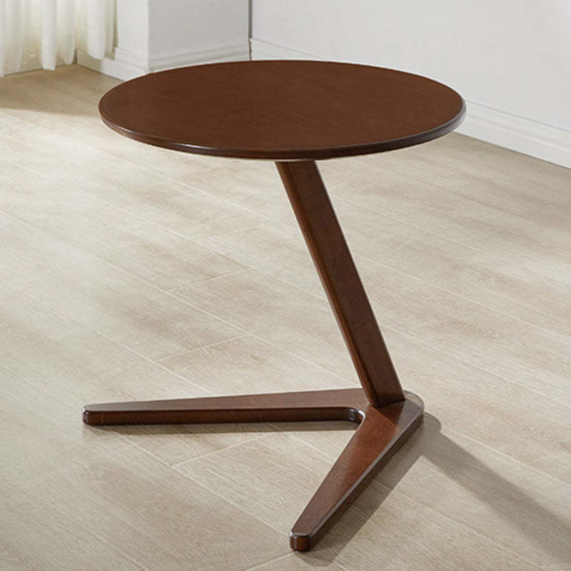 Nordic Triangle Base Wood Coffee Table