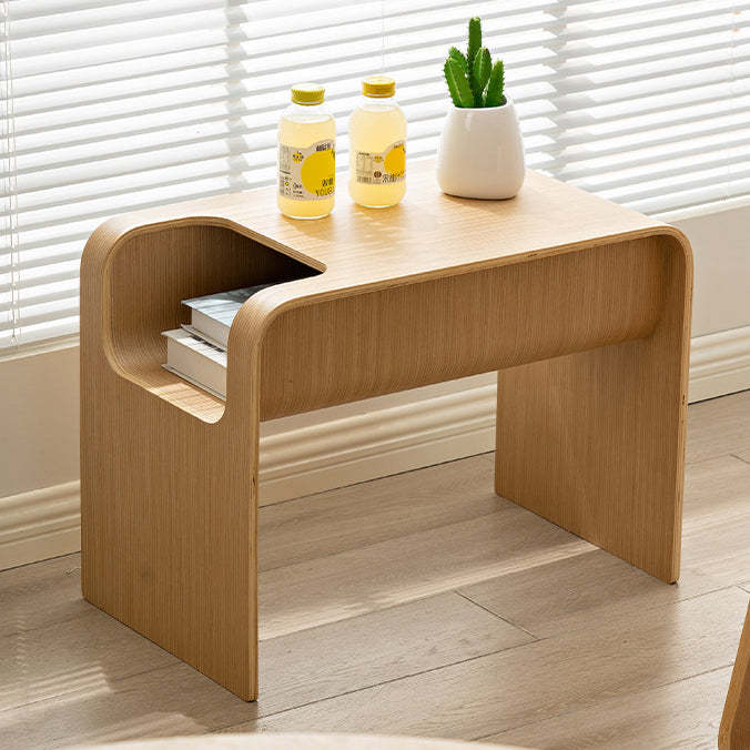 Minimalist Square Wood Coffee Table