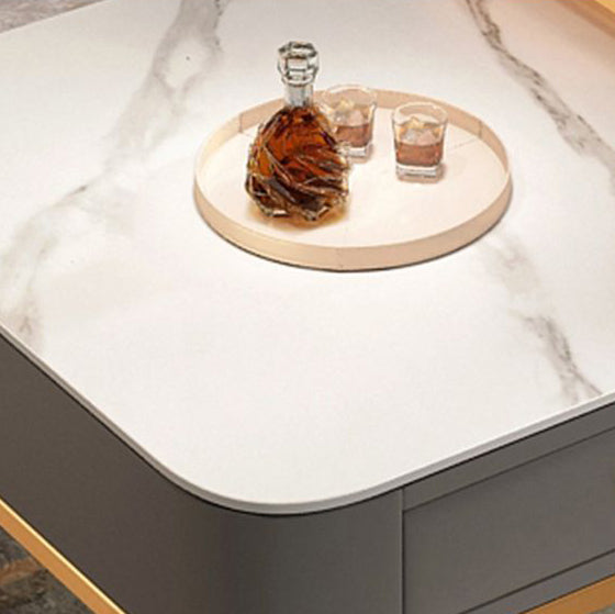 Luxury Square Glass Nesting Coffee Table