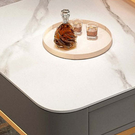Luxury Square Glass Nesting Coffee Table