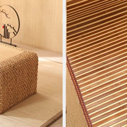 Japanese Rattan Wood Tatami Coffee Table